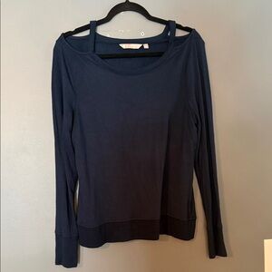 Athleta Midnight Blue Long Sleeve Tee